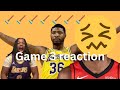 LeBron/lakers fan reaction Lakers versus Rockets game for (bring the brooms out ￼￼🧹 )