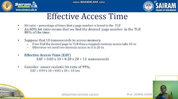 Lecture Video 18CS43 Module3 Paging&TLB Remya