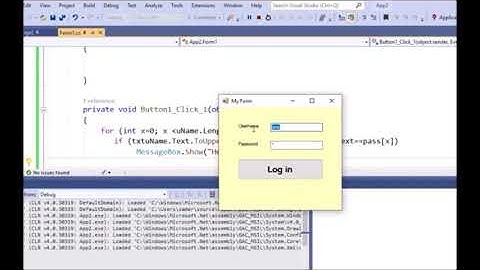 How to Login Using Array in Visual Studio