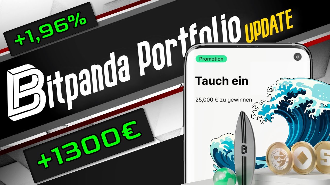 Bitpanda Portfolio Update | 25.000€ Gewinnspiel $SUN, $SAND, $WAVES