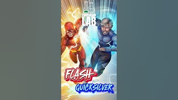 Who is faster? Flash vs Quicksilver. The Ultimate Speed Comparison. #comparison #flash #quicksilver
