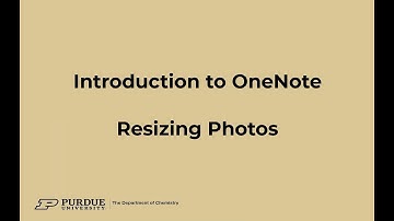 Introduction to OneNote   Resizing Photos