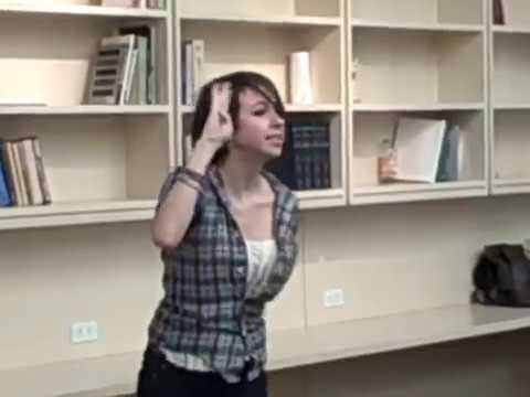 "Fuck you" Sign language performance