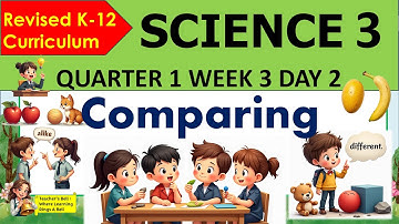 SCIENCE 3 QUARTER 1 WEEK3 DAY 2 REVISED K-12 MATATAG Comparing