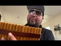 pan flute tutorial - lesson 1 - how to place and blow - english version