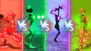 COLOR DANCE CHALLENGE DAME TU COSITA VS PATILA VS BADSANTA VS SIREN HEAD Alien Green dance challenge by MONSTYLE GAMES 52,463 views 1 year ago 1 minute, 52 seconds