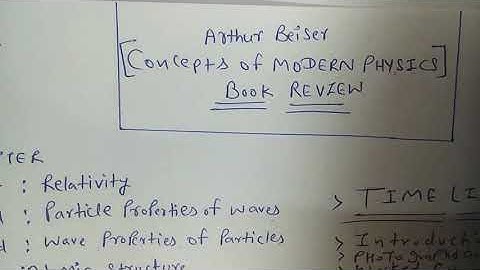 Arthur Beiser (Modern physics) Book Review