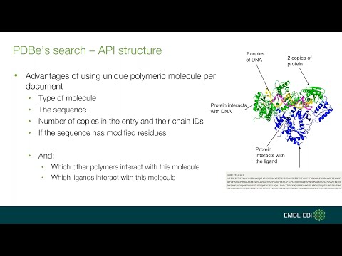 PDBe API webinar series: Searching with the PDBe API