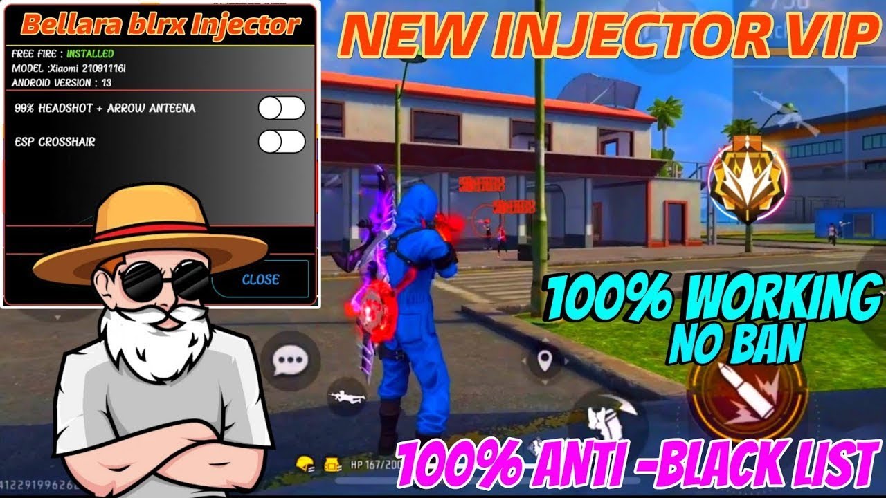 FFH4X Injector APK🔥Free Fire Injector🔥Ob42 Free Fire Hack😈FF