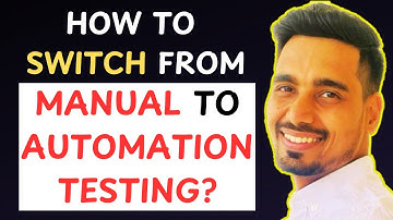 How to switch from Manual to Automation testing?