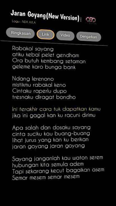 Jaran goyang (new Version) NDX A.K.A #music #cover #remix #ndx #dangdut #jaranggoyang