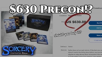 Sorcery TCG News - April 13th, 2023: $630 Alpha Pre-constructed Decks!?