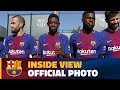 [BEHIND THE SCENES] Official FC Barcelona photo with the women's team