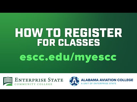 How to Register | Enterprise State Community College