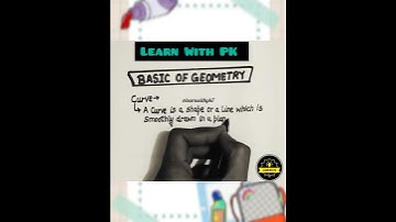 Curve | #maths #geometry #curve  #figure #shorts #shortsfeed  #ytshorts #explore | Basic of Geometry