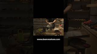 Dwarves Handmade Sheepskin Combat Boots Designer Retro Chunky Riding Boots#shoes #handcraftedshoes