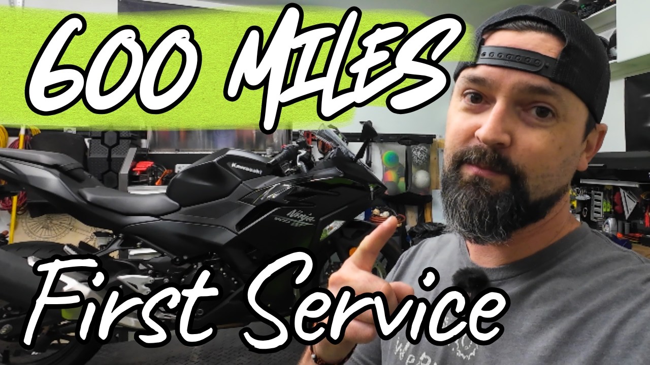Ninja 500 Guide to Initial Break In Service - 600 Miles/1000 KM