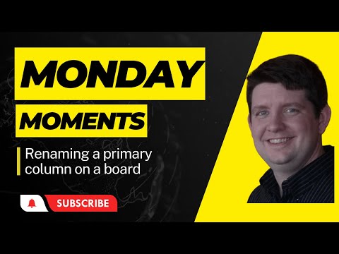 How To Rename The Primary Column On A Board - monday.com tutorial