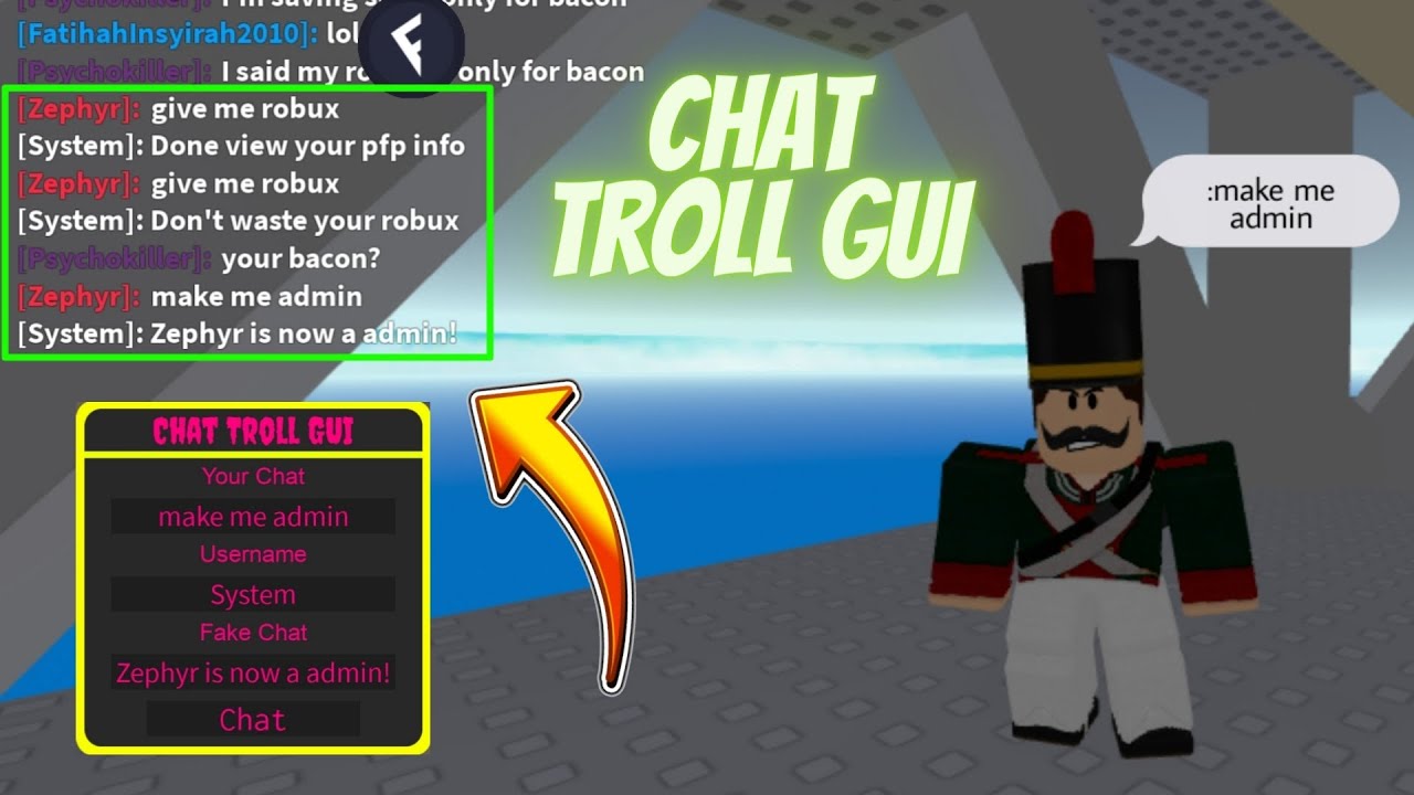 Roblox troll script. Fe Barrage script.