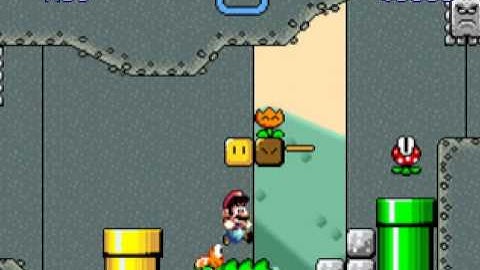 Super Mario World Revival | World 4-2: Moss Shafts - made with Super Mario Flash 2