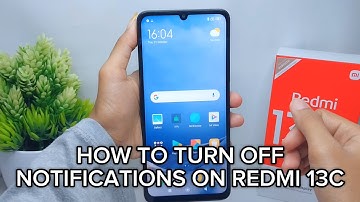 How To Turn Off Notifications On Redmi 13c