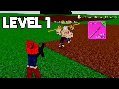 UPEI DO 1 AO 700 SENDO O MIHAWK DE YORU *GRÁTIS* NO BLOX FRUITS - ROBLOX 