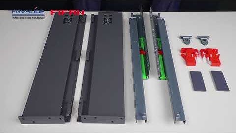 Slim Tandem Drawer Box System