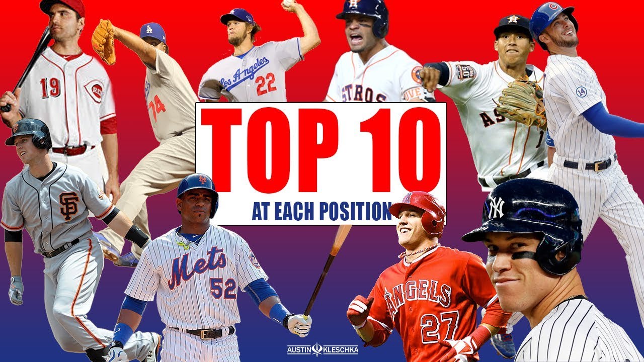 væbner symmetri Bekostning NAME THE TOP 10 MLB PLAYERS AT EACH POSITION! | Kleschka Quiz Time - YouTube