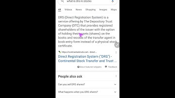 what is DRS (Direct Registration System) ??? 🤔🤔🤔 $GME $AMC WSB