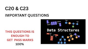ap diploma c20 & C23 data structures through c subject important questions tips pass data structures