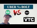 Uber vs bolt  le duel  comparaison des applications vtc que jutilise qui gagnera  uber bolt