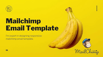 Responsive Mailchimp Email Newsletter Template | MailChimp Automation, MailChimp Expert, MailChimp |