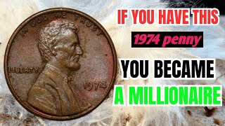 “1974 Lincoln Penny Worth $85,000? Rare Errors & Secret History- Rare Coin Jackpot!”