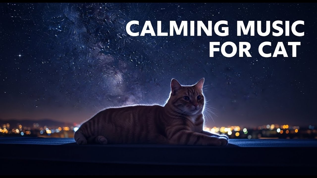 Image showcasing 12 Hours of Cat Music for Anxiety Relief & Deep Sleep 💤 Healing Sounds ...