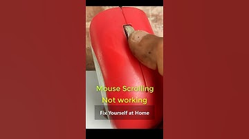 Mouse Wheel Scrolling Problem  #reels #repair #trending #shortsvideo #diy #experiment #youtubeshorts
