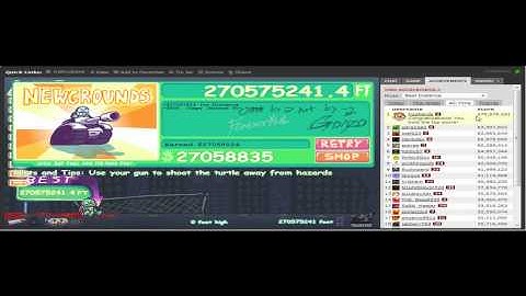 World Record on Toss the Turtle