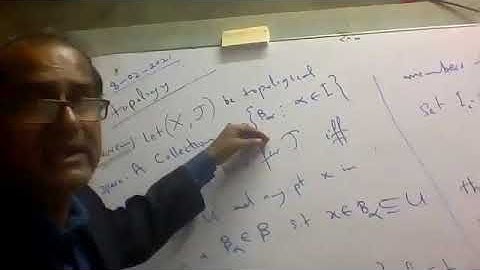 Lec Topology  32 Theorem on Base in Topology