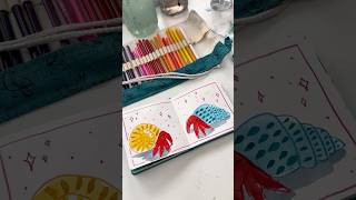 Summer sketchbook day 15!
Supplies at https://cozylark.com/
Summer sketchbook day 15!
Our summer sketchbook series is almost finished! Just one more day!
When you paint these little hermit crabs just remember that we’re going for a very simple illustration. These don’t need to be perfect. You are gonna make them look like hermit crabs with the colored pencils, so just have fun!
Supplies are from https://cozylark.com/
Watercolor sketchbook
24 color essential palette
Size 8 round brush
Colored pencils
Dr Martins Bleedproof White Summer sketchbook day 15!
