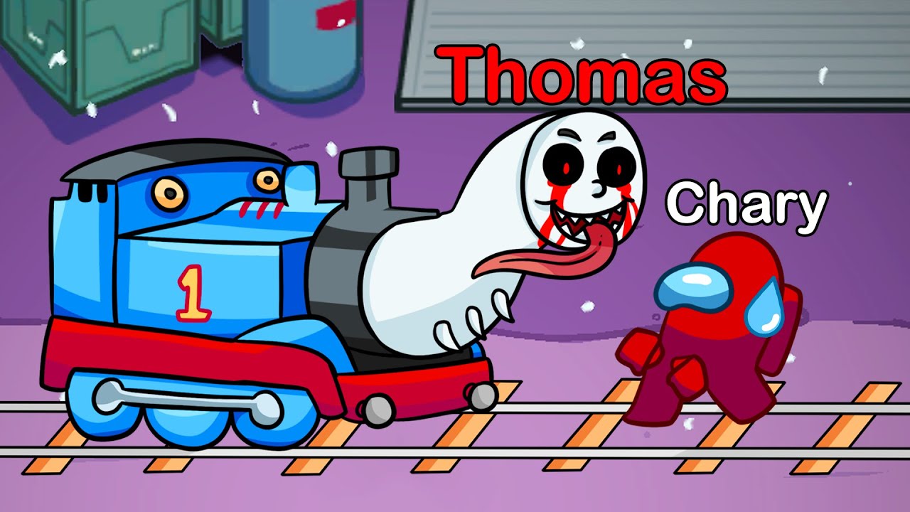 When You See THOMAS THE TRAIN.EXE in Among Us, RUN AWAY FAST! (SCARY)