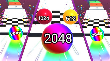 Faster Run 2048 - Ball Game 3D | All Levels 1-30 Gameplay Android iOS •• NawaZ GameR MAN ""
