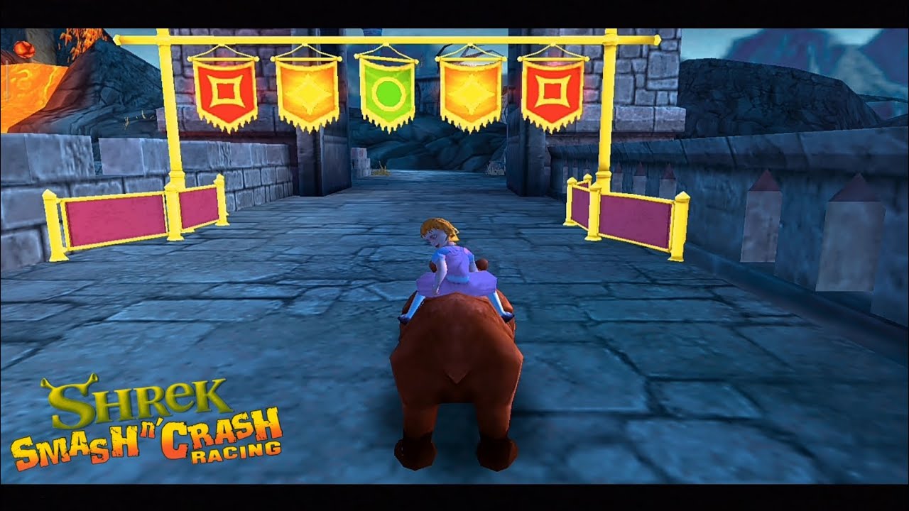 Shrek Smash n' Crash Racing - Nintendo Gamecube Videogame