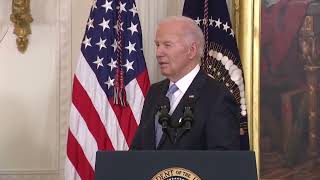 Biden Opens Medal Of Freedom Ceremony By Mumbling Incoherently About Growing Up