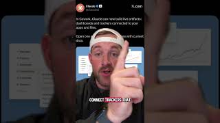 Claude just dropped live artifacts meaning you can connect real time data to your artifacts to