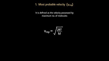 Types of molecular velocities #statesofmatter #velocity #molecularvelocity #rmsvelocity