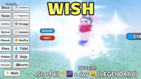 How to Get WISH in AURA CRAFT [ RAREST AURA ] ROBLOX