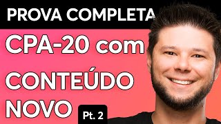 PROVA COMPLETA CPA-20 [pt.2] 🥇 Questões 100% atualizadas para as provas da ANBIMA 2024 🤩