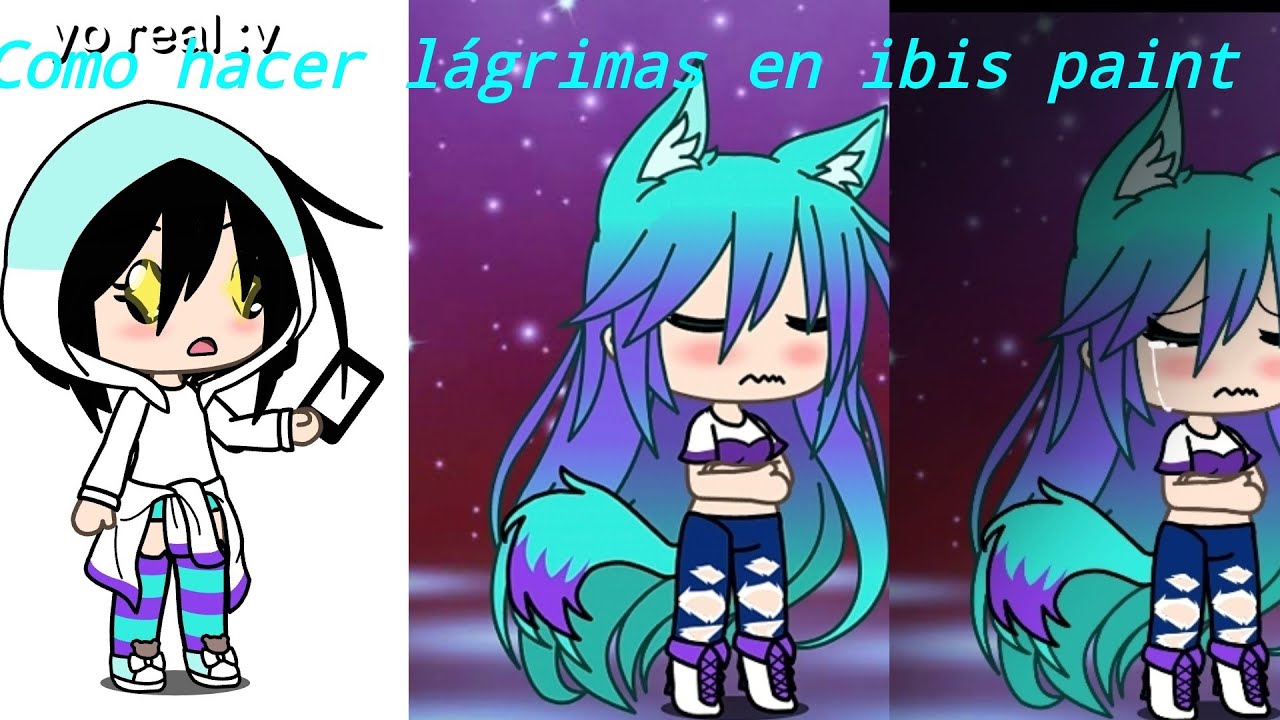 Como hago las lágrimas en ibis paint x?? ///UuU YouTube