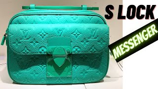 Túi LV S-Lock Messenger màu đen taurillon monogram best quality