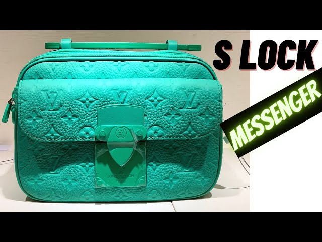 LOUIS VUITTON S LOCK MESSENGER TAURILLON LEATHER ( MINTY GREEN) 