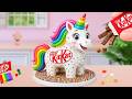 How To Make Mini KitKat Unicorn Cakes 🎂 Perfect Rainbow Chocolate Dessert | Yummy Mini Cakes